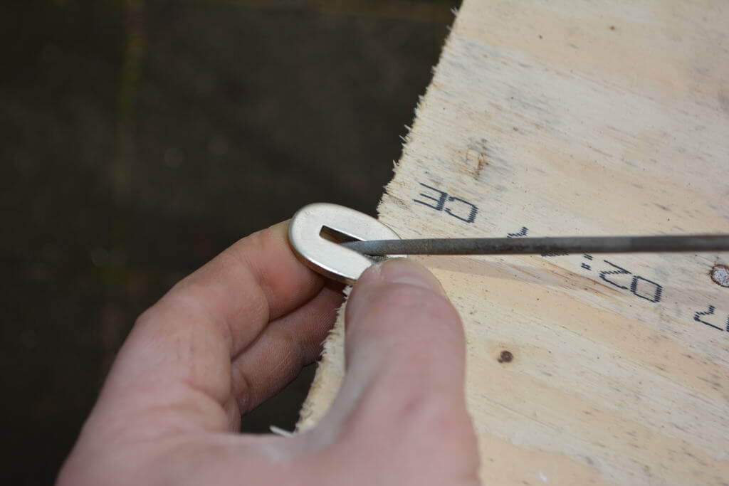 Making the Polar Whittler knife making kit with Silver Birch handle -  Nordic Edge